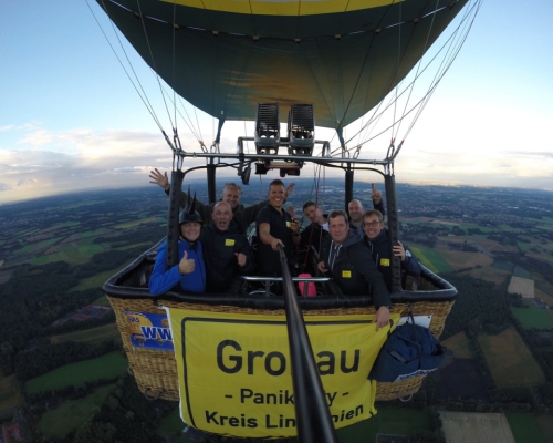 Ballonfahrt in Gronau Deutschland